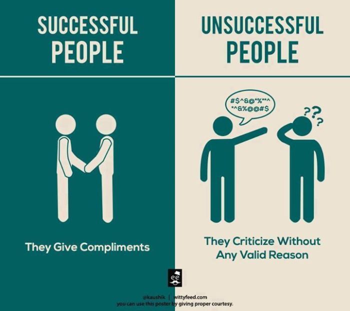 The Difference Between Successful And Unsuccessful People (5 pics)
