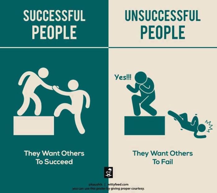 The Difference Between Successful And Unsuccessful People (5 pics)