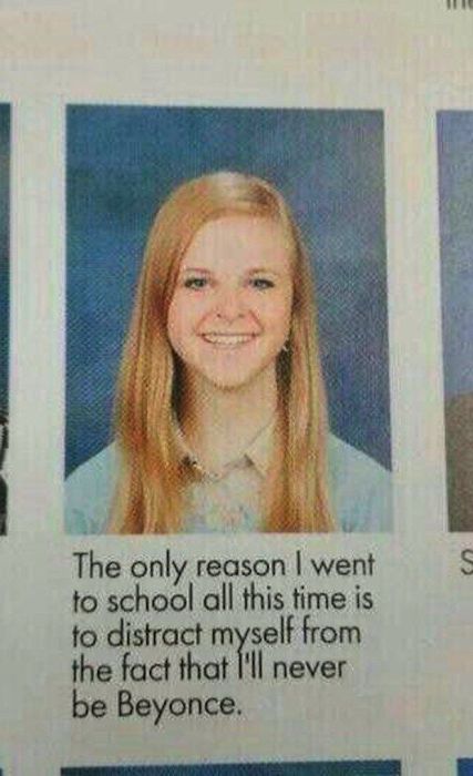 The Best Yearbook Quotes And Photos Of All Time (35 pics)