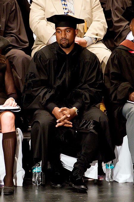 Kanye West Smiles As He Becomes Dr. Kanye West (4 pics)