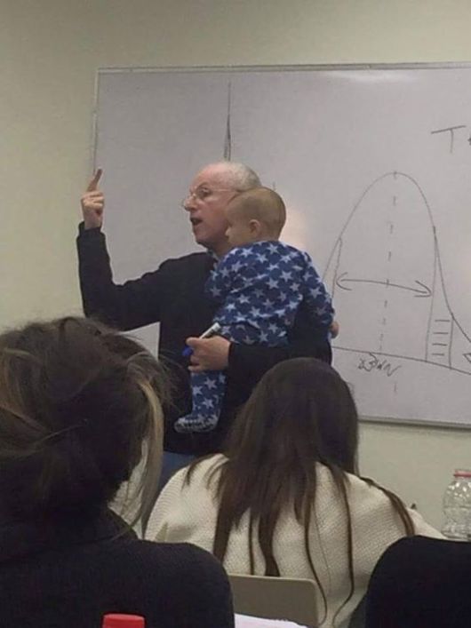 Professor Saves The Day For One Of His Students (3 pics)