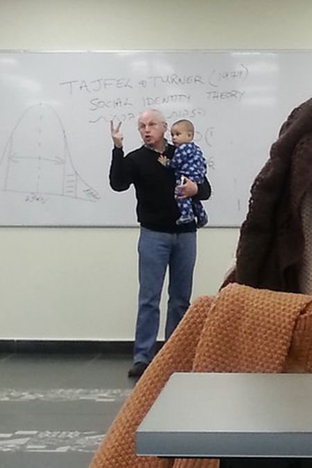 Professor Saves The Day For One Of His Students (3 pics)