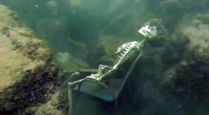 Man Finds Something Crazy In The Colorado River (4 pics)