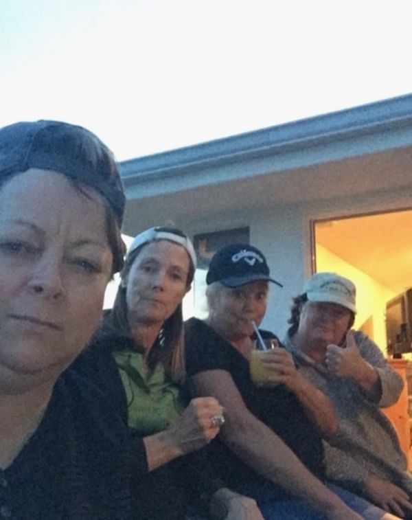 Moms Mock Their Son's Dodger Game Selfie (2 pics)