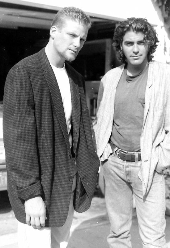 A Young George Clooney Had Long Hair And Sideburns In 1989 (14 pics)