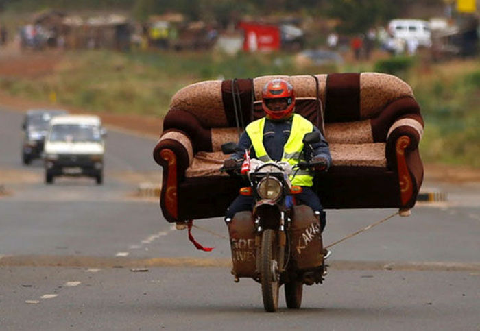 These People Prove That Anything Can Be Transported On A Motorcycle (27 pics)