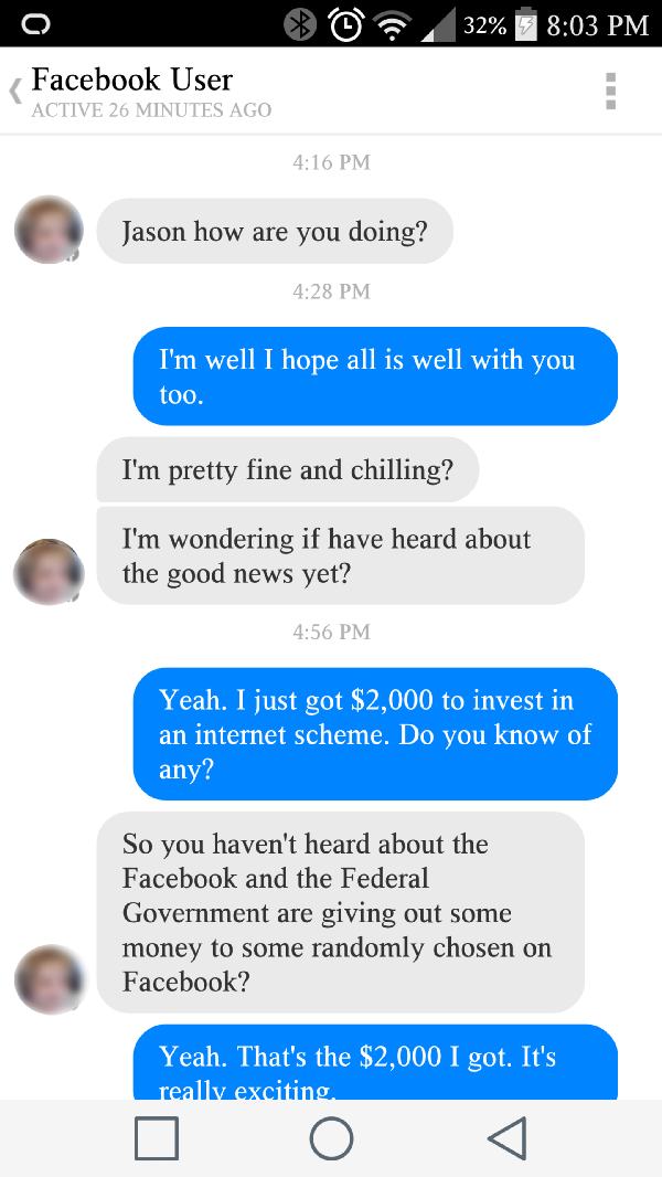 Guy Has A Little Bit Of Fun With A Nigerian Scammer (21 pics)