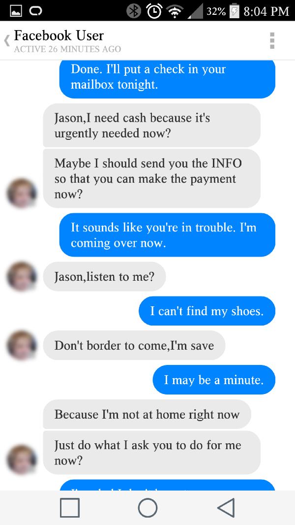 Guy Has A Little Bit Of Fun With A Nigerian Scammer (21 pics)