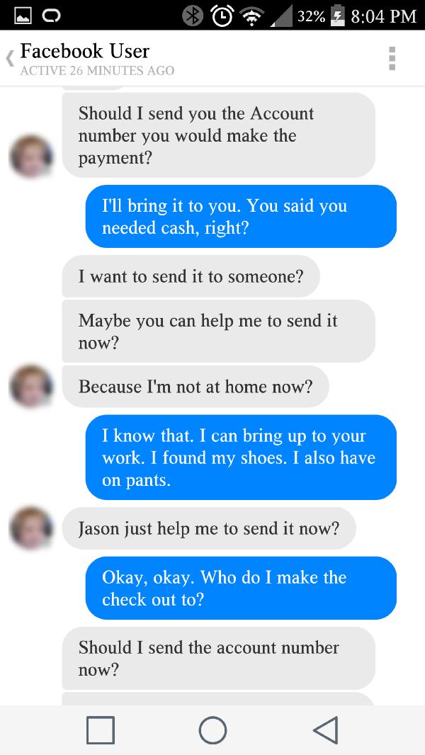 Guy Has A Little Bit Of Fun With A Nigerian Scammer (21 pics)