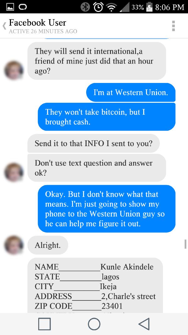 Guy Has A Little Bit Of Fun With A Nigerian Scammer (21 pics)