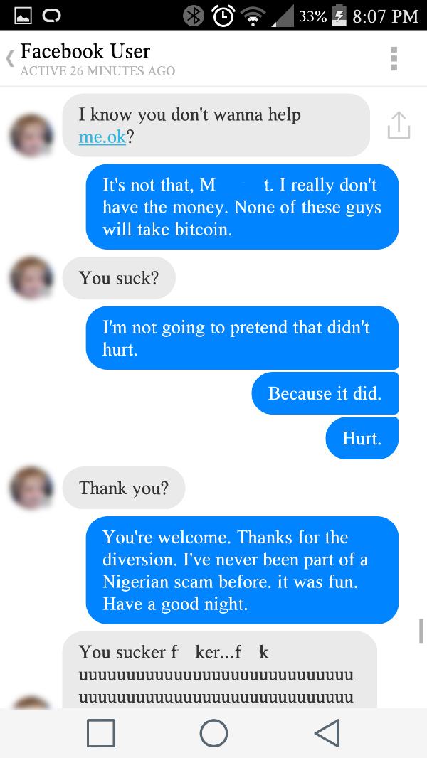Guy Has A Little Bit Of Fun With A Nigerian Scammer (21 pics)