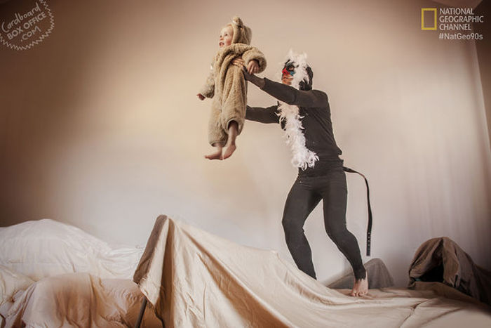 Creative Parents Recreate Famous Movie Scenes With Their Baby Boy (25 pics)