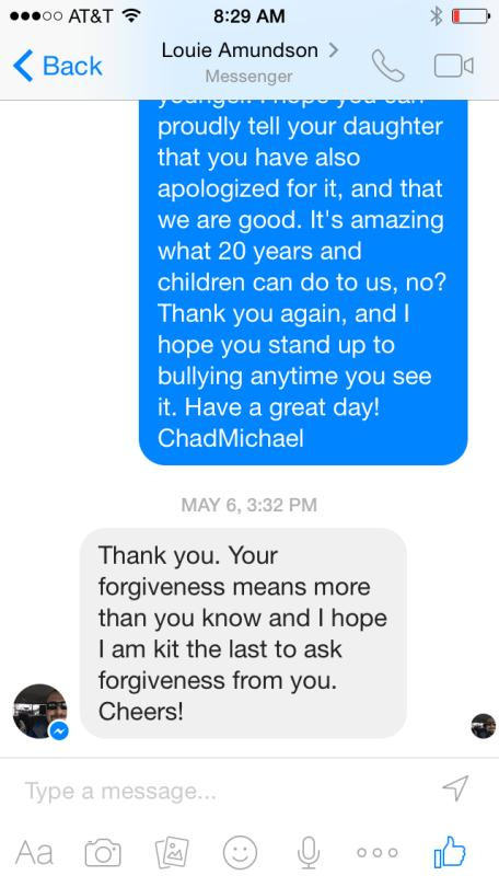 School Bully Apologizes To His Victim After 20 Years  (3 pics)