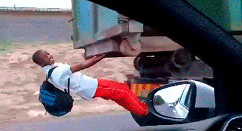 These People Don't Take Up Much Space Because They're Living On The Edge (17 gifs)