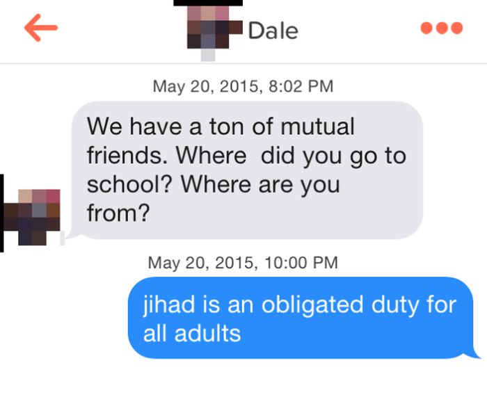 Man Uses Osama bin Laden's Love Letters To Troll On Tinder (11 pics)