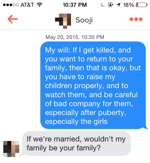 Man Uses Osama bin Laden's Love Letters To Troll On Tinder (11 pics)
