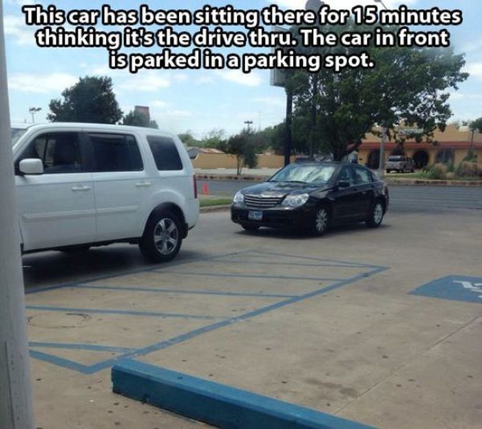 People That Picked The Wrong Place To Park (24 pics)