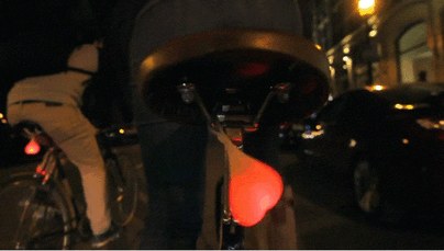 These Testicles Will Keep Cyclists Safe At Night (5 pics)