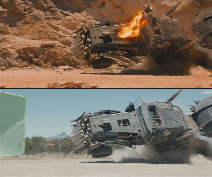 An Inside Look At The Visual Effects Of Mad Max: Fury Road (26 pics)