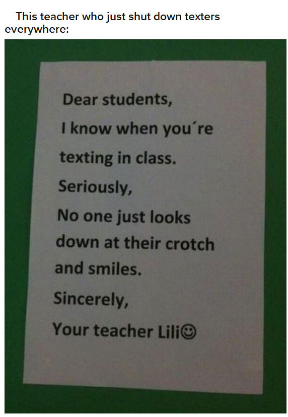 Teachers Who Totally Schooled Their Students (31 pics)