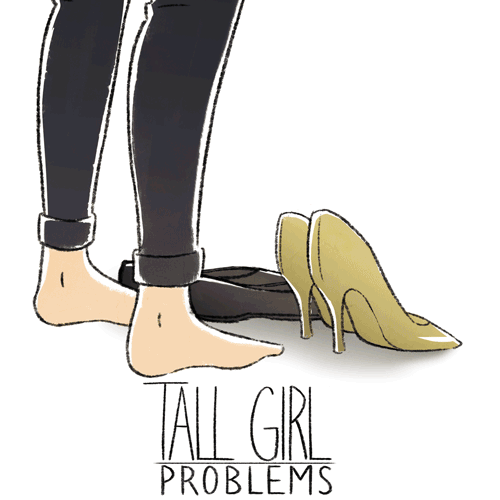 Problems Only Tall Girls Will Understand (7 gifs)