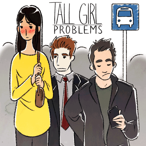 Problems Only Tall Girls Will Understand (7 gifs)