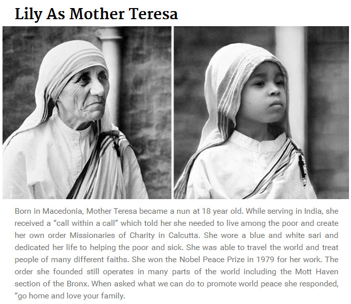 5 Year Old Girl Recreates Photos Of Famous Women From History (12 pics)