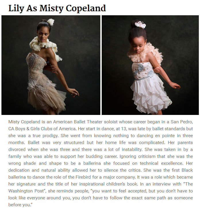 5 Year Old Girl Recreates Photos Of Famous Women From History (12 pics)