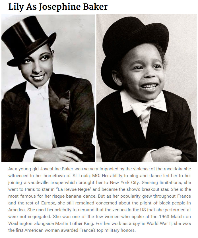 5 Year Old Girl Recreates Photos Of Famous Women From History (12 pics)