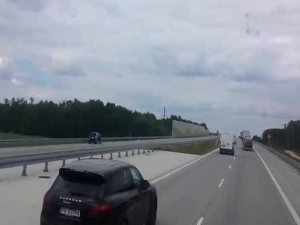 Car Driving On The Wrong Side