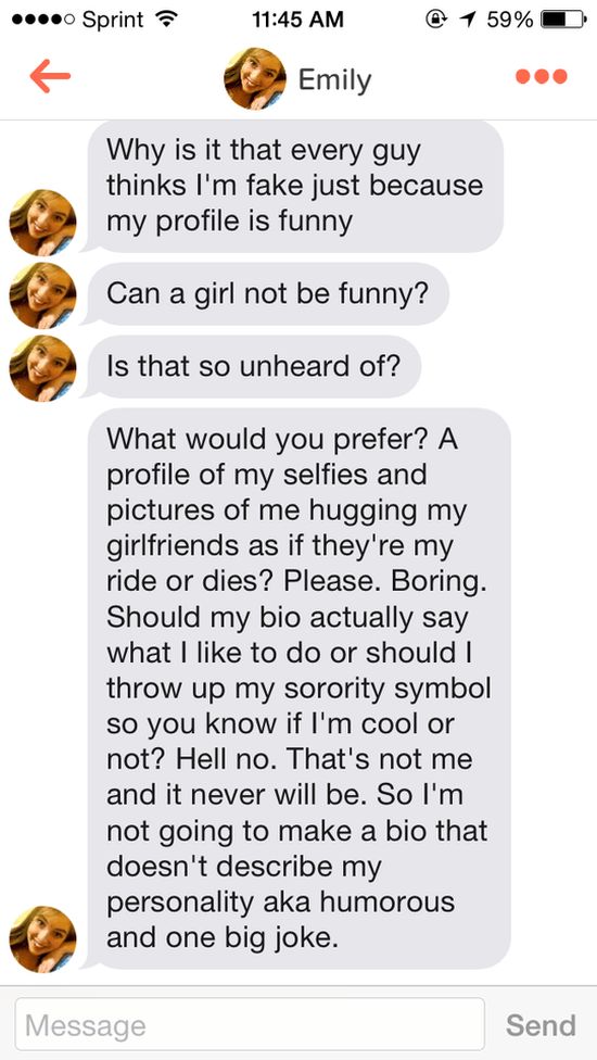 Guy Calls Tinder Girl Out For Being Fake Then Gets Her Number (6 pics)