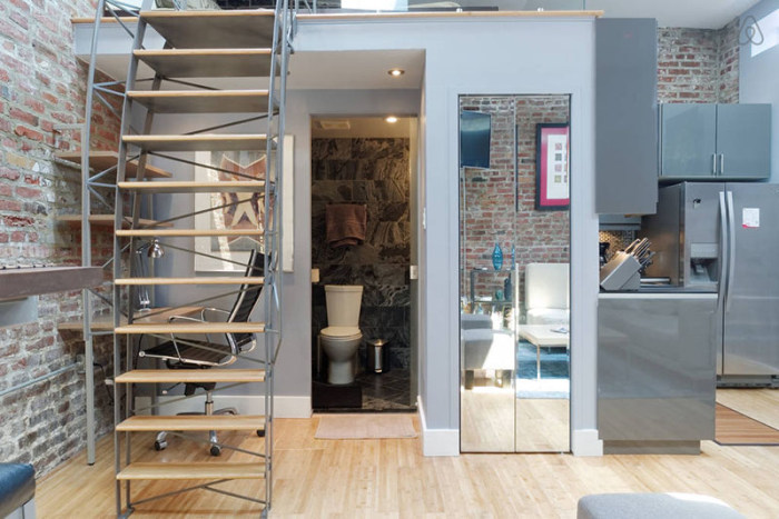 He Spent $50,000 And Turned A Storage Unit Into The Ultimate Loft Apartment (22 pics)