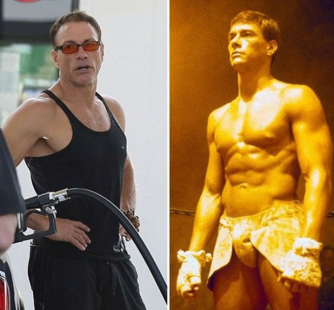 Iconic Action Movie Stars Back In The Day And Today (32 pics)