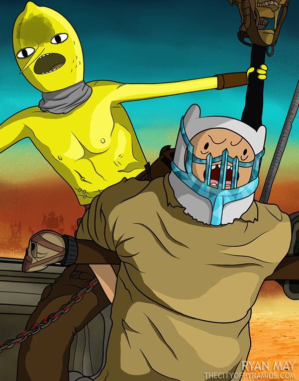 Mad Max And Adventure Time Come Together In This Awesome Mashup (6 pics)