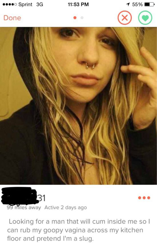 You're Going To Love These Brutally Honest Tinder Girls (8 pics)