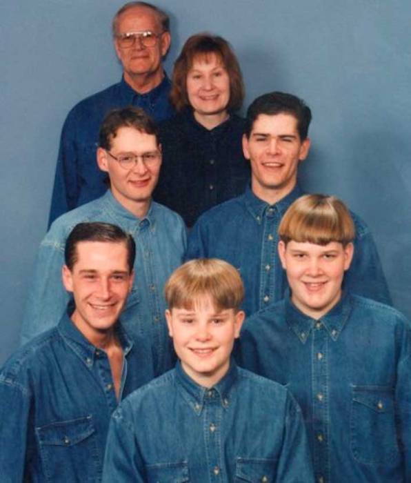 These Family Photos Are A Denim Overload (30 pics)