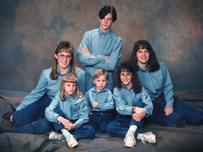 These Family Photos Are A Denim Overload (30 pics)