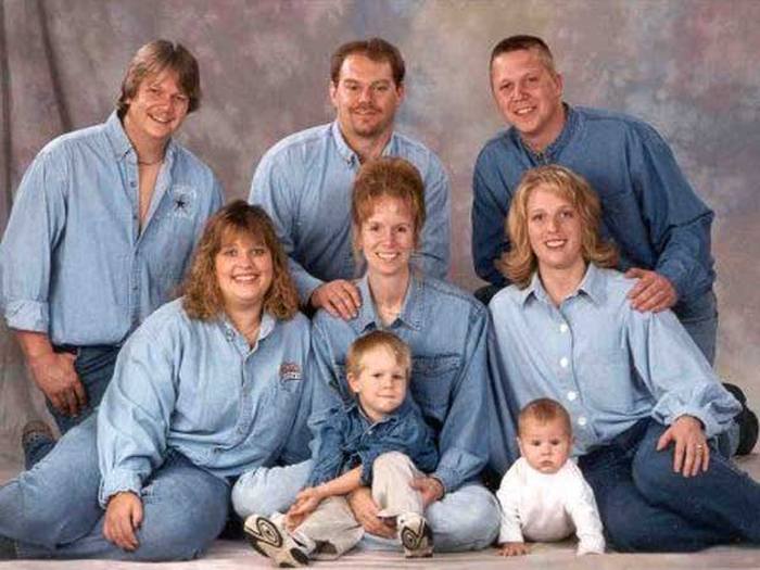 These Family Photos Are A Denim Overload (30 pics) .