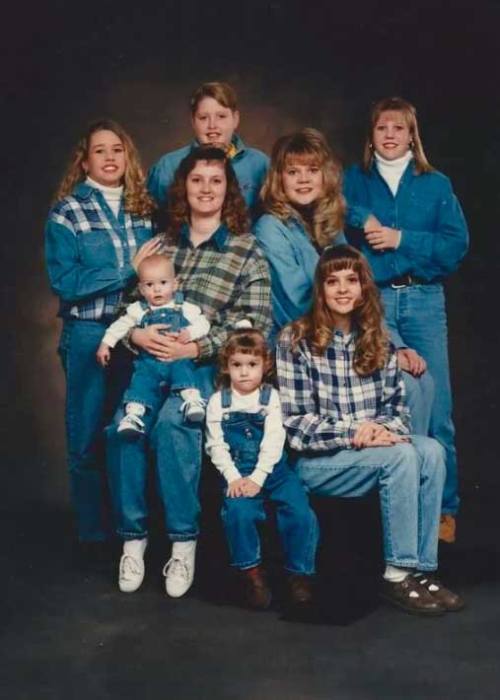 These Family Photos Are A Denim Overload (30 pics)