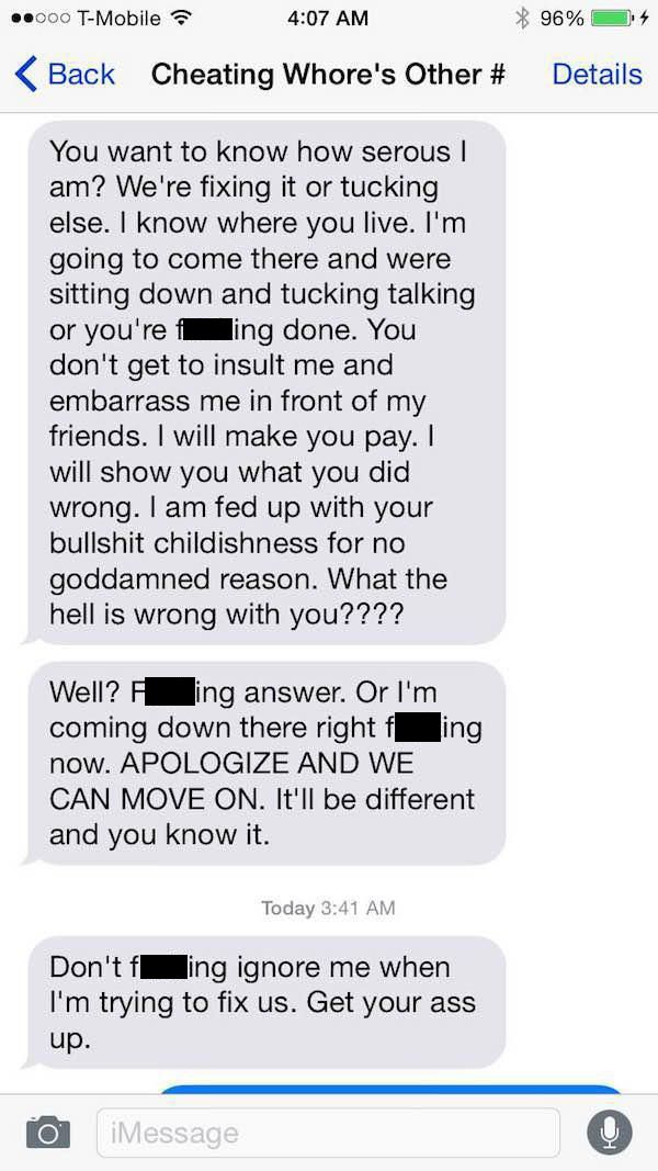 This Guy's Ex Fiance Is A Total Psycho (7 pics)