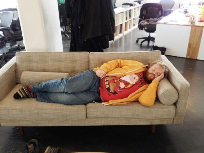 This Guy Fell Asleep At Work So His Colleagues Turned Him Into A Meme (20 pics)