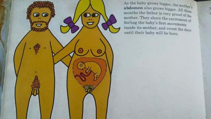 This Graphic Kids Book From 1975 Shows How Babies Are Made (17 pics)