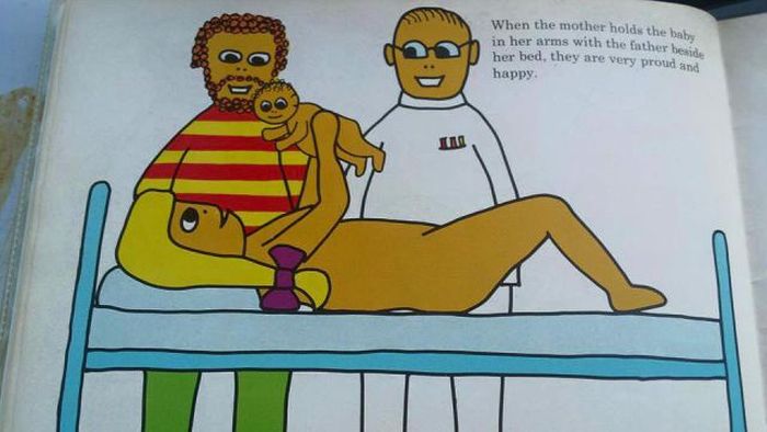 This Graphic Kids Book From 1975 Shows How Babies Are Made (17 pics)