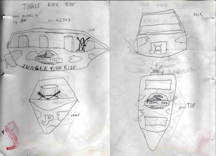 This Kid Wanted To Work At Jurassic Park And He Had It All Figured Out (22 pics)