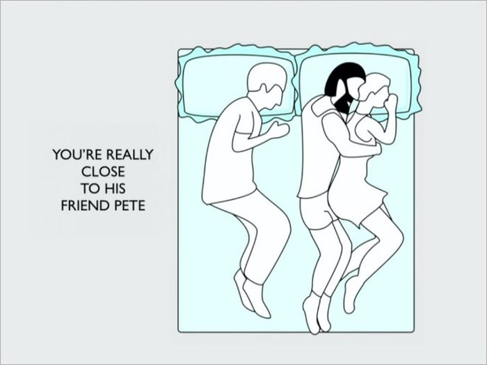 How Your Sleeping Position Reveals The Truth About Your Relationship (10 pics)