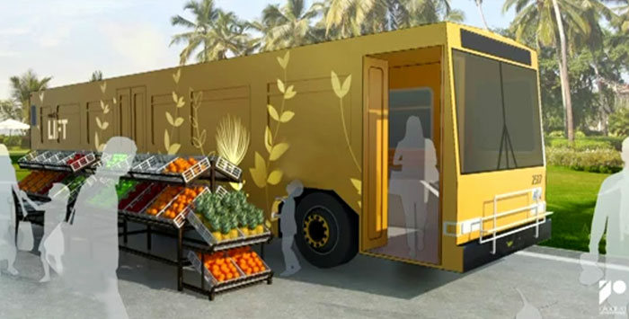 Hawaii Is Going To Convert Old Buses Into Homeless Shelters (4 pics)