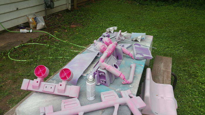 Barbie Jeep Gets Converted Into A Jeep From Jurassic Park (24 pics)