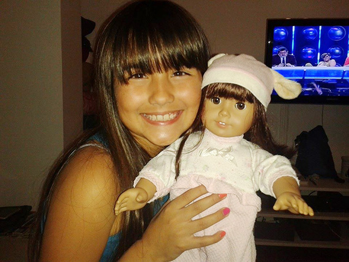 Children Who Look Shockingly Similar To Their Toy Dolls (34 pics)