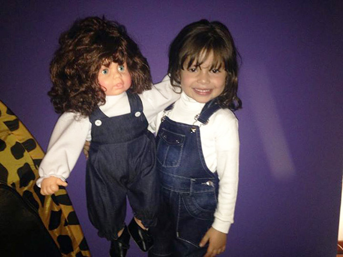 Children Who Look Shockingly Similar To Their Toy Dolls (34 pics)