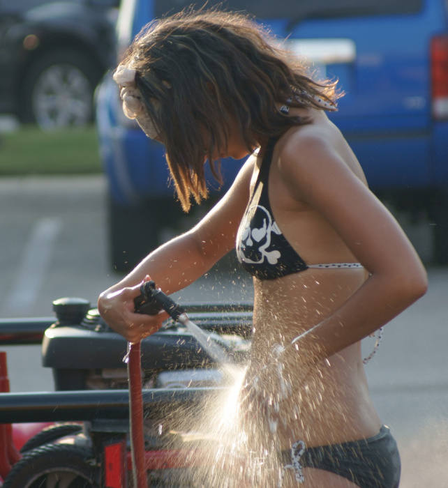 No One Washes A Car Better Than A Soaking Wet Sexy Woman 54 Pics